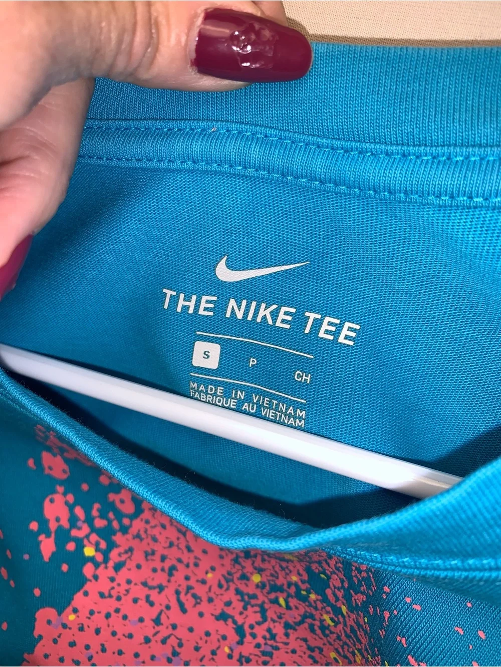 The Nike Tee Mens S Blue Graphic Kyrie Irving Short Sleeve Crew Neck Y2K Cotton